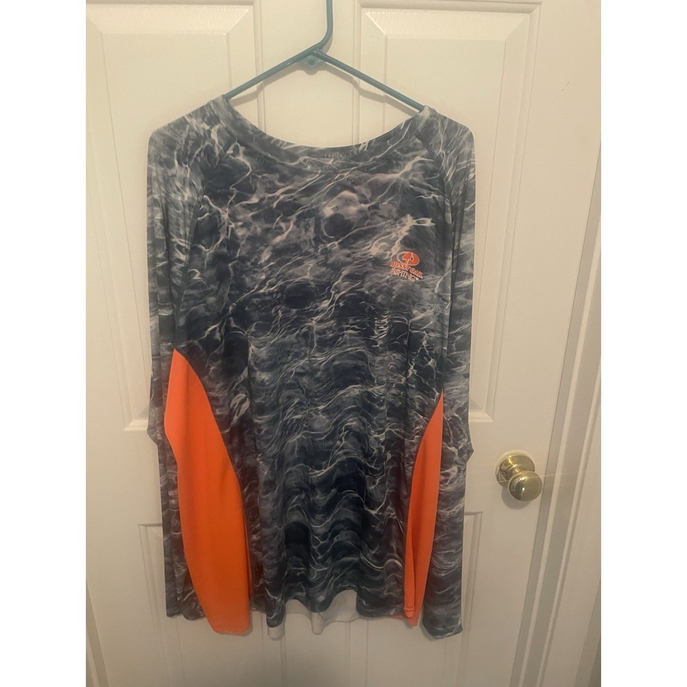 MOSSY OAK FISHING LONG SLEEVE 2X PERFORMANCE T SHIRT